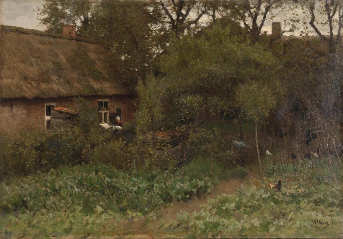 The Vegetable Garden by Anton Mauve, painting, 1885-1888