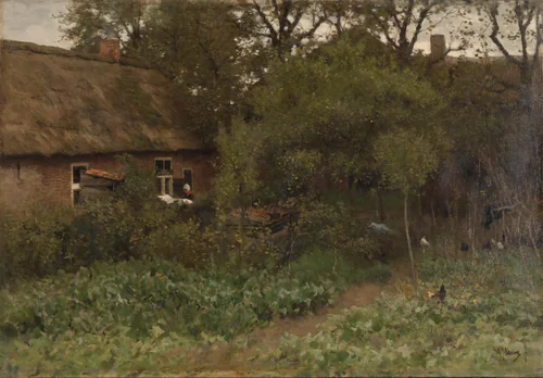 The Vegetable Garden by Anton Mauve, painting, 1885-1888