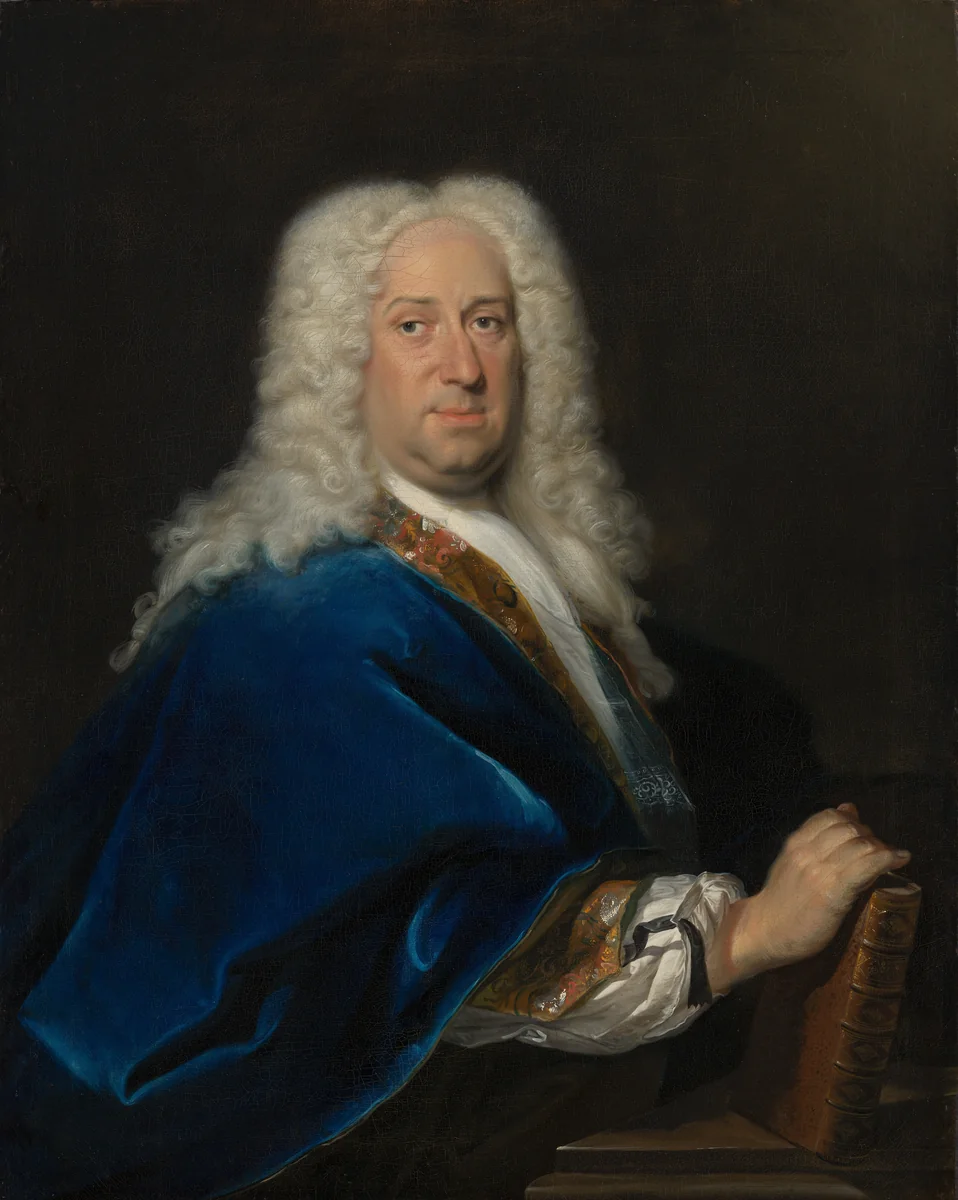 Portrait of a Man by Cornelis Troost, painting, 1730