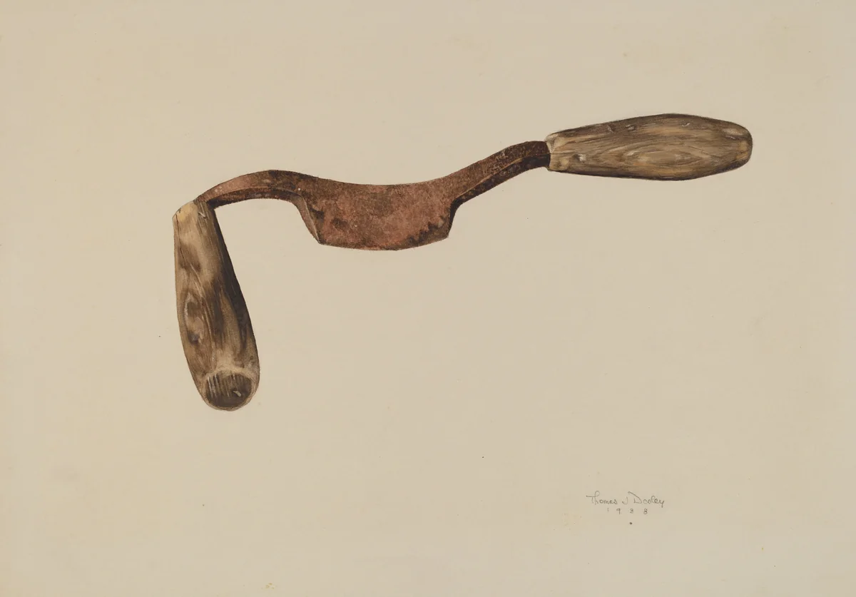 Cooper's Chamfer Knife by Thomas Dooley, index of american design, 1938