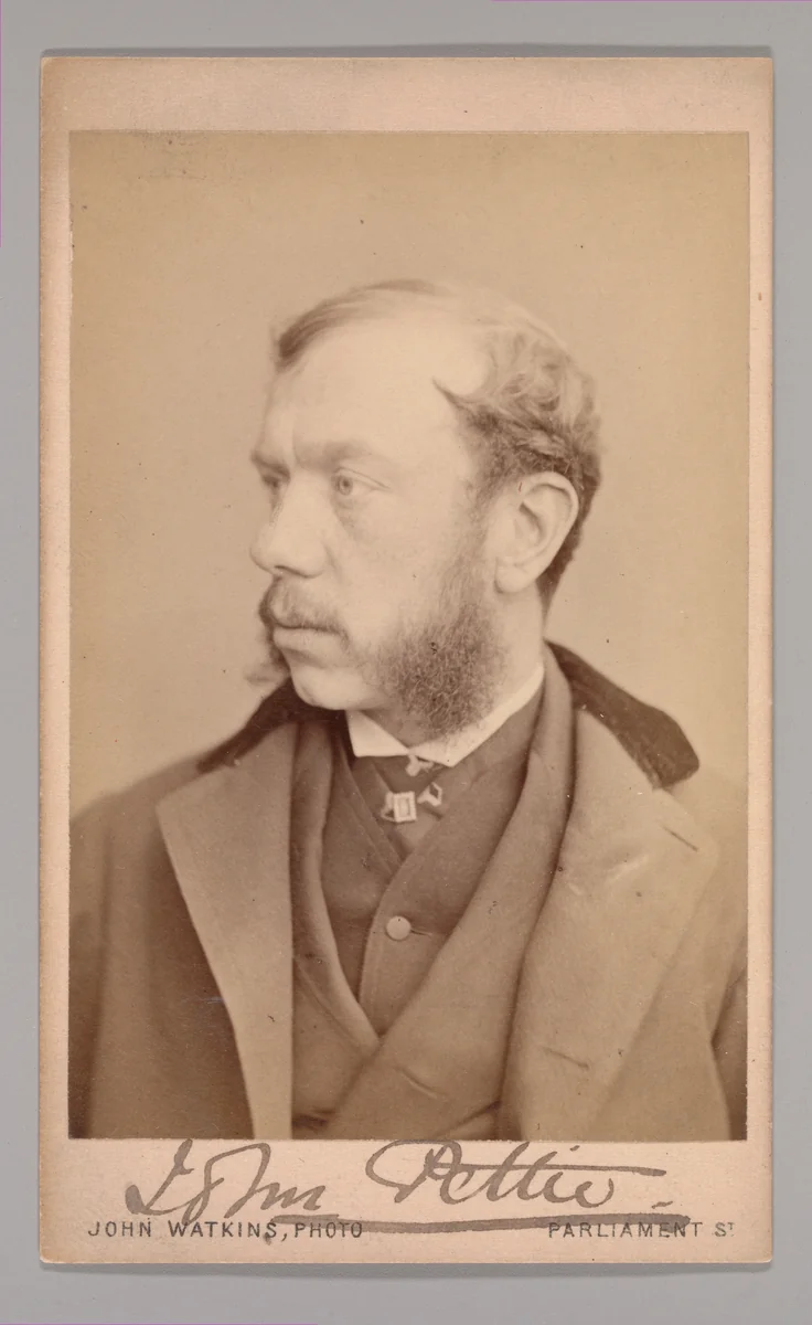 [John Pettie] by John and Charles Watkins, photograph, 1860-1869