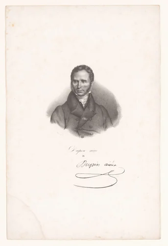Portret van André Marie Jean Jacques Dupin by anonymous, print, 1825-1842
