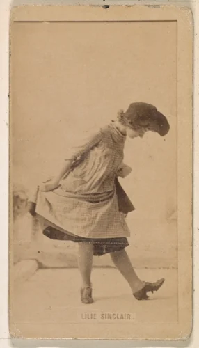 Lilie Sinclair, from the Actresses series (N245) issued by Kinney Brothers to promote Sweet Caporal Cigarettes by Kinney Brothers Tobacco Company, photograph, 1890