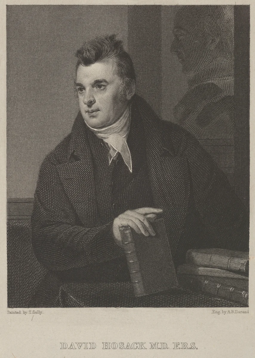 David Hosack, M.D., F.R.S. by Asher Brown Durand, print, 1834