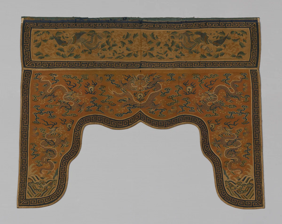 Shrine Surround by China, textile, 1750-1800