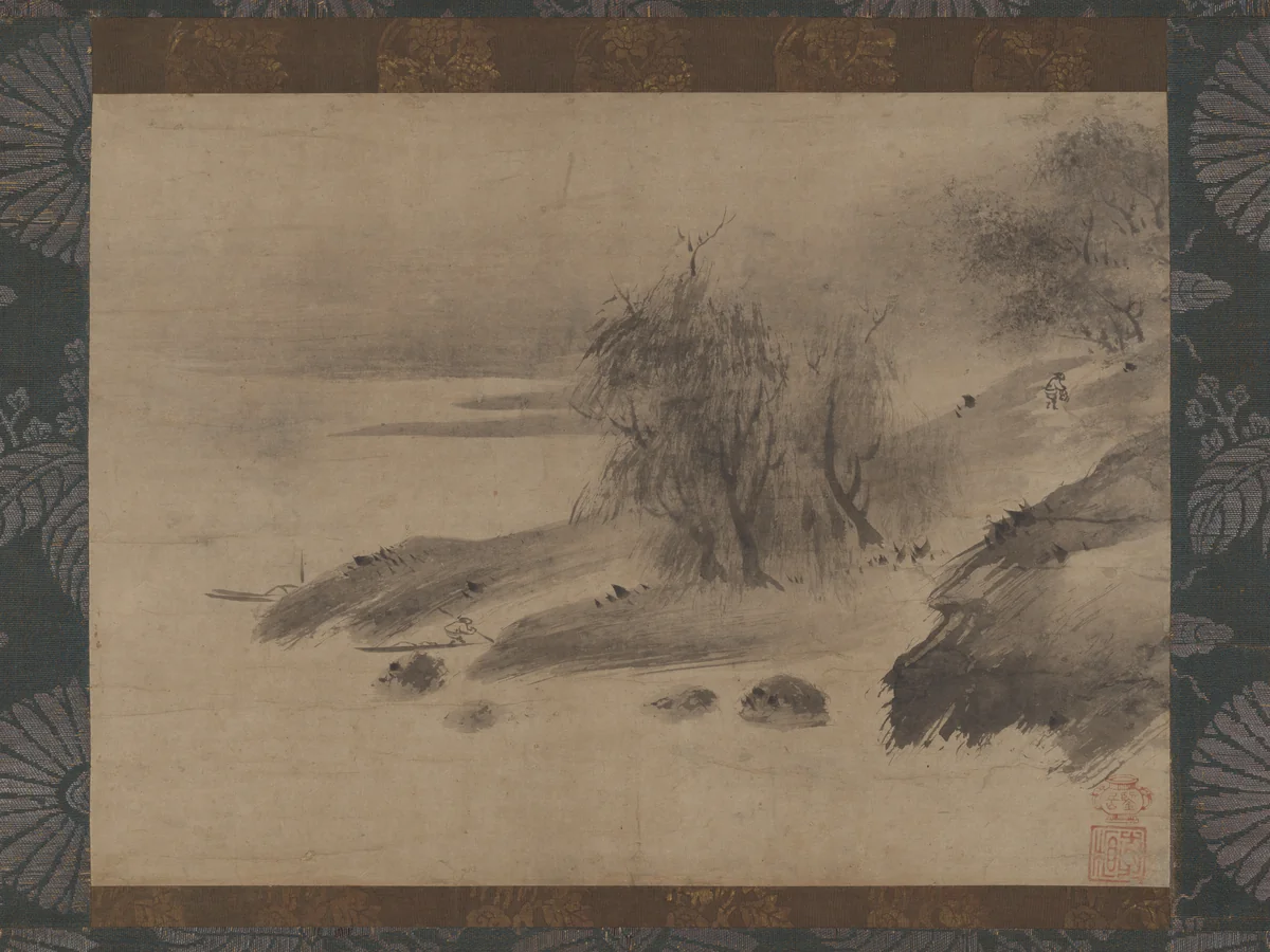 Landscape by Sōami, painting, 1500-1533