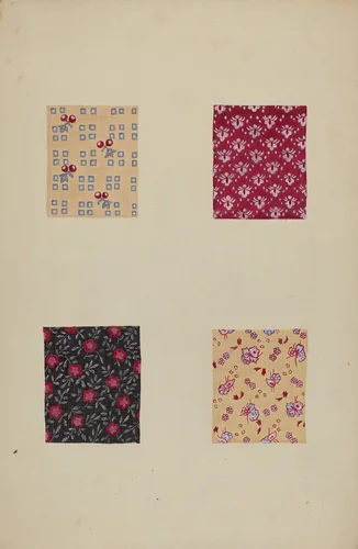 Quilt Patches by Katherine Hastings, index of american design, 1938