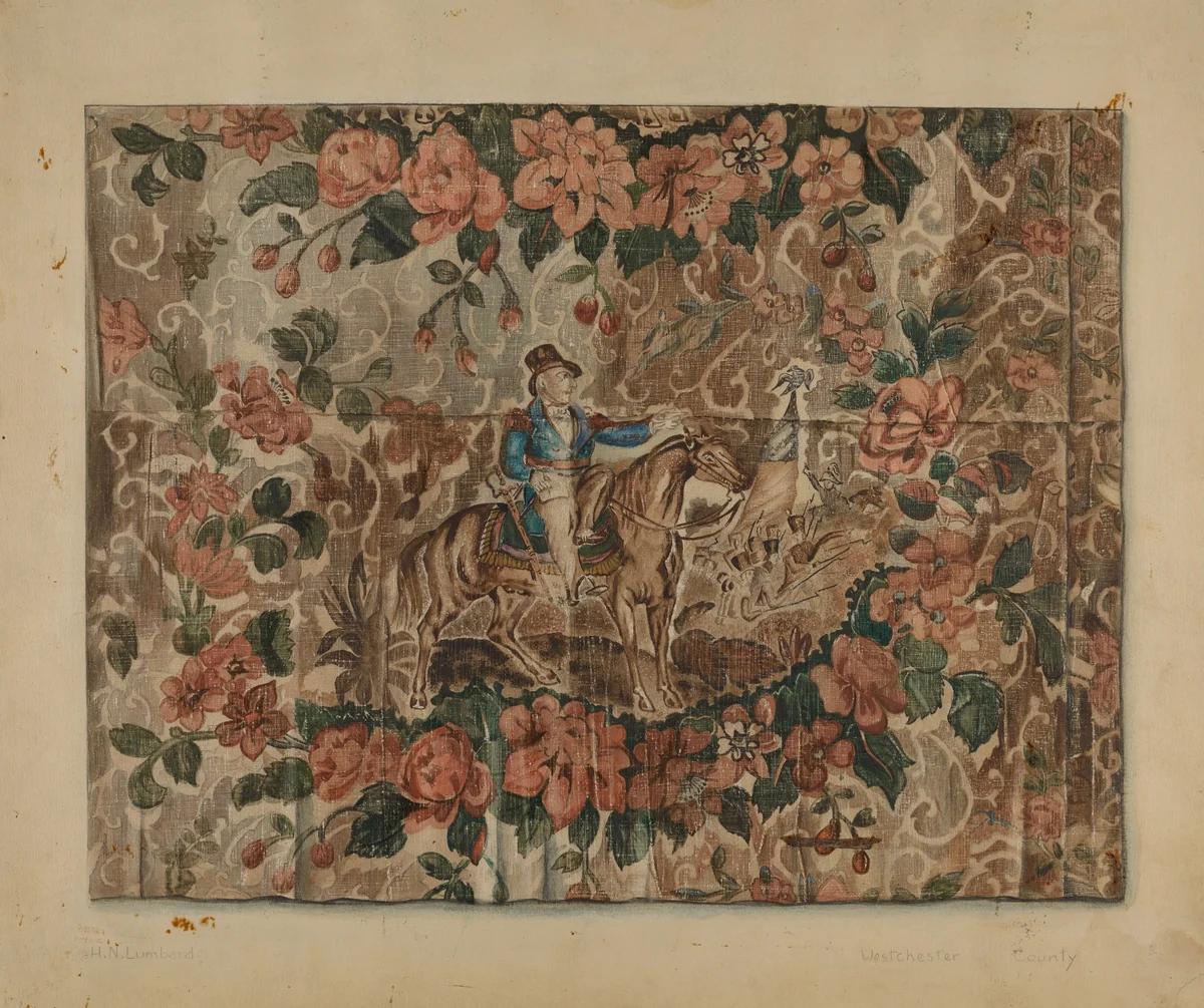 Chintz Square by Howard Lumbard, index of american design, 1938