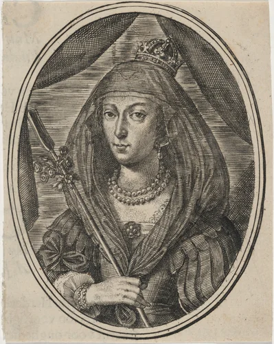 Henrietta Maria (?) by Unknown 19th Century, print, 1800-1899