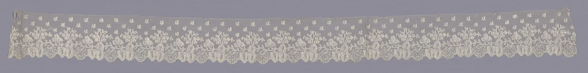 Border by Belgium, Flanders, Mechlin, textile, 1810-1830