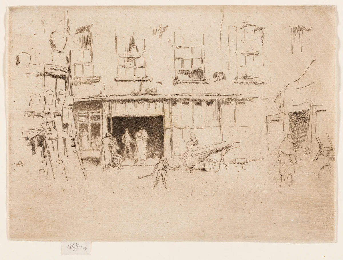 Little Court by James McNeill Whistler, print, 1880-1881