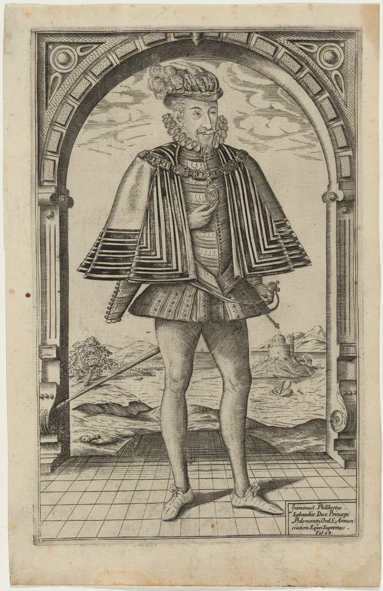 Emmanuel Philibert of Savoy by William Rogers, print, 1589-1669