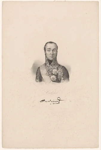 Portret van Nicolas-Charles Oudinot by anonymous, print, 1818-1842