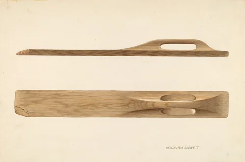 Bishop Hill: Mangle by Wellington Blewett, index of american design, 1936