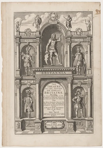 Title Page: An Exact Geography by John Speed by Robert White, print, 1676