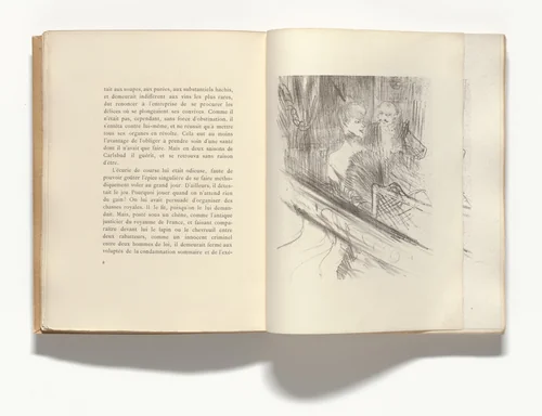 Au pied du Sinaï by Henri de Toulouse-Lautrec, illustrated book, 1897