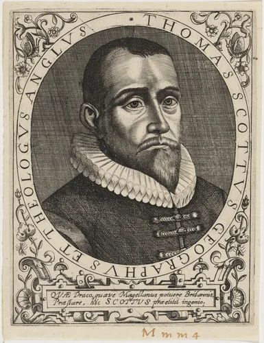 Thomas Scott, Geographer and Theologian by Unknown 19th Century, print, 1650