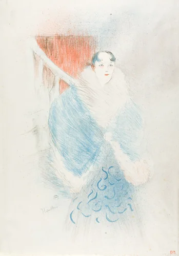 Elsa, called The Viennese by Henri de Toulouse-Lautrec, print, 1897