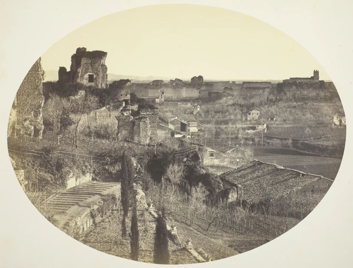 Palace of the Caesars on the Palatine by Robert Macpherson, photograph, 1860