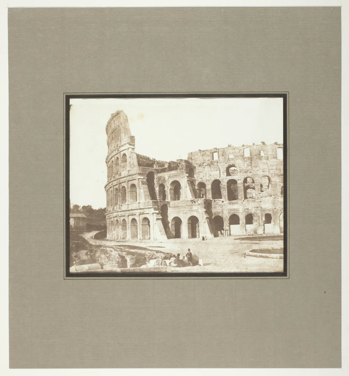 Colosseum, Rome, 2nd View by Calvert Jones, photograph, 1846