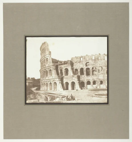 Colosseum, Rome, 2nd View by Calvert Jones, photograph, 1846