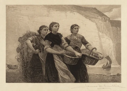 A Voice from the Cliffs by James David Smillie, print, 1886