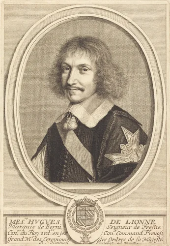 Hugues de Lionne by Robert Nanteuil, print, 1655
