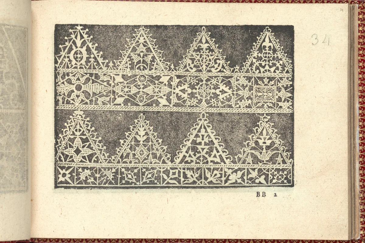 Corona delle Nobili et Virtuose Donne: Libro I-IV, page 34 (recto) by Cesare Vecellio, book, 1601