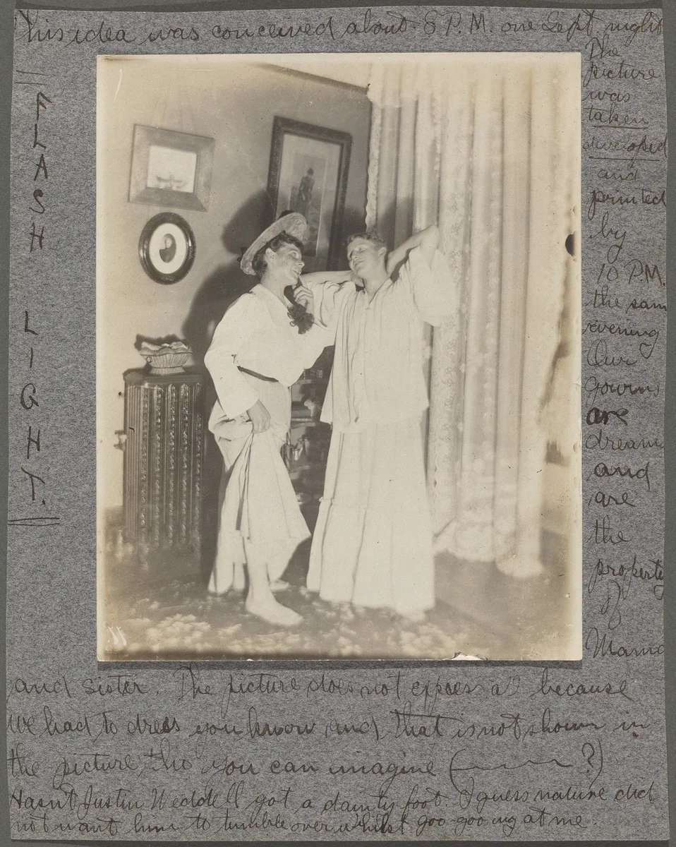 "Flash Light" by American 20th Century, photograph, 1903