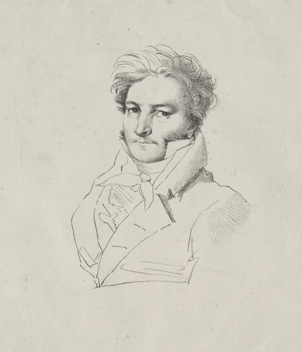 Jacques Marguet de Norvins by Jean-Auguste-Dominique Ingres, print, 1806-1812