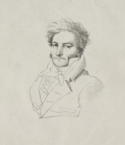 Jacques Marguet de Norvins by Jean-Auguste-Dominique Ingres, print, 1806-1812