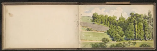 Sketchbook by Gustave Caillebotte, book, 1883-1887