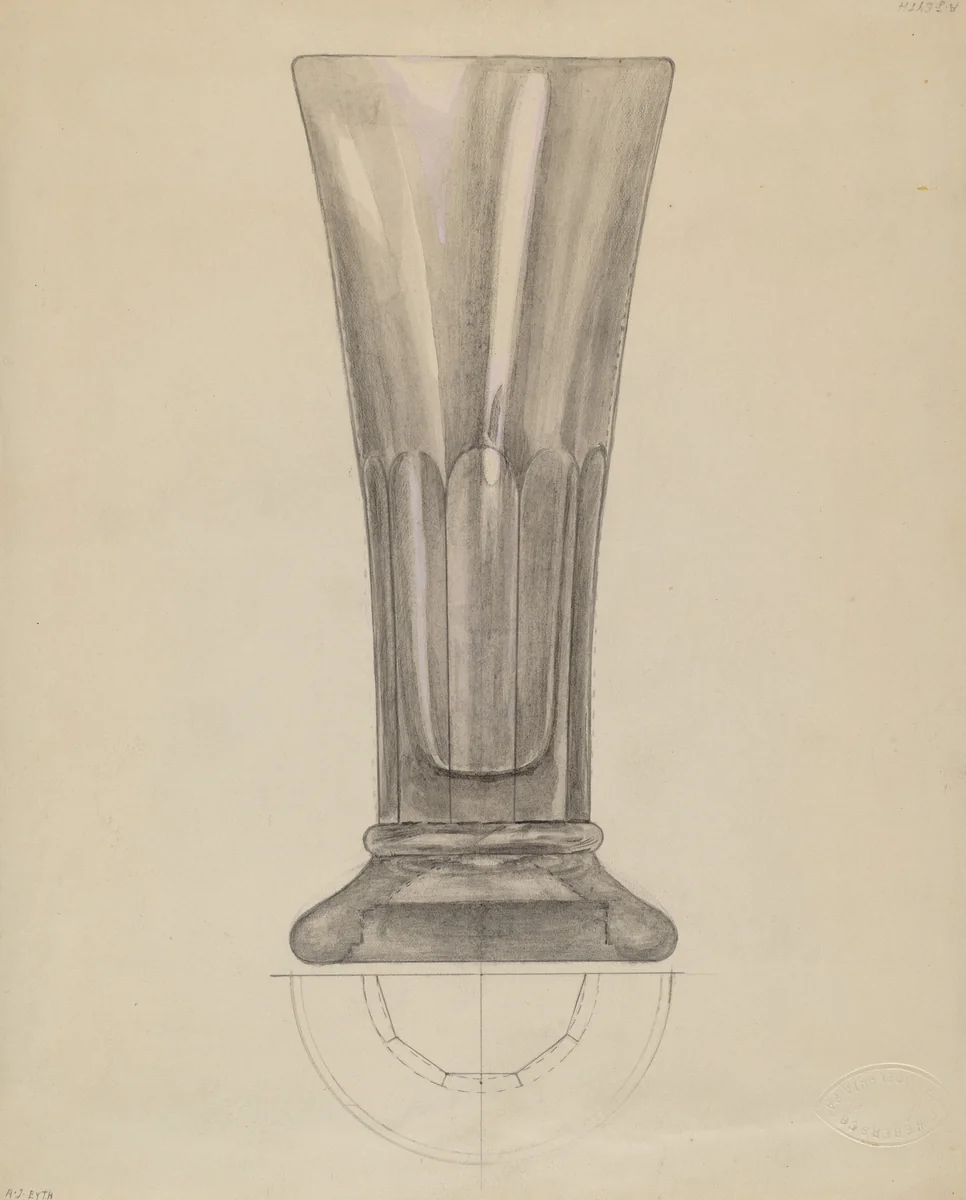 Beer Glass by Albert Eyth, index of american design, 1936
