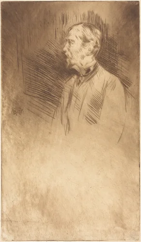 Lord Wolseley by James McNeill Whistler, print, 1877