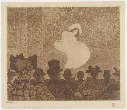 The Café Concert (Le café-concert) by Théo van Rysselberghe, print, 1896
