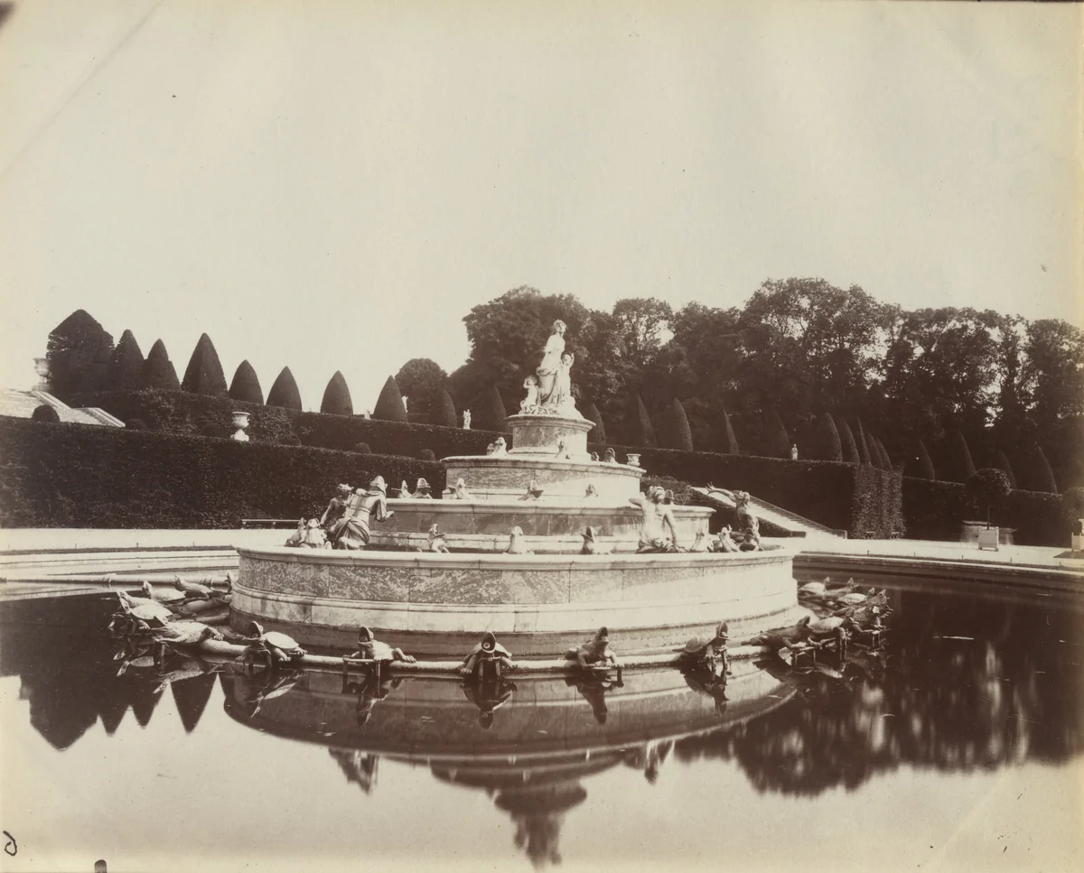 Versailles -- Bassin de Latone by Eugène Atget, photograph, 1901