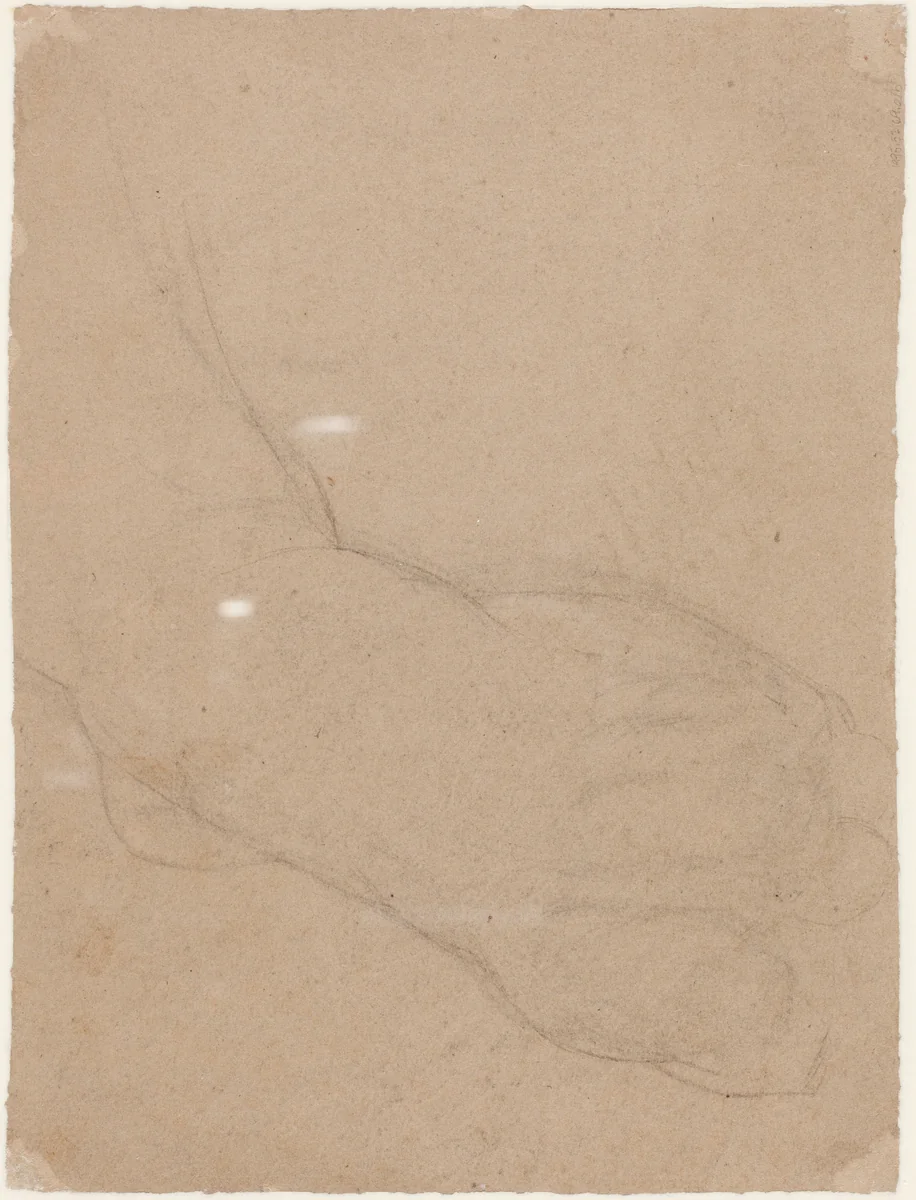 Study of a Foot [verso] by Benjamin Robert Haydon, drawing, 1786-1846