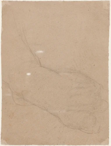 Study of a Foot [verso] by Benjamin Robert Haydon, drawing, 1786-1846
