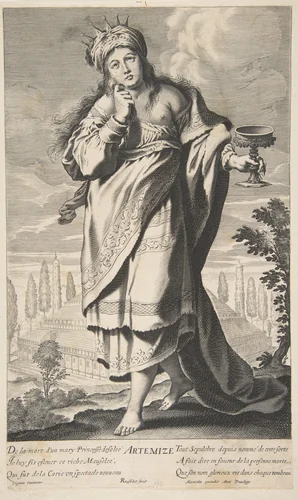 Artémise by Gilles Rousselet, print, 1634-1645