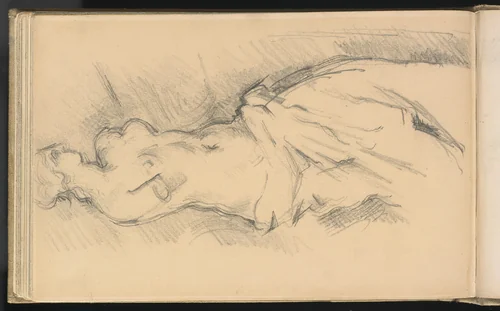Study of "Venus de Milo" by Paul Cezanne, drawing, 1881-1884