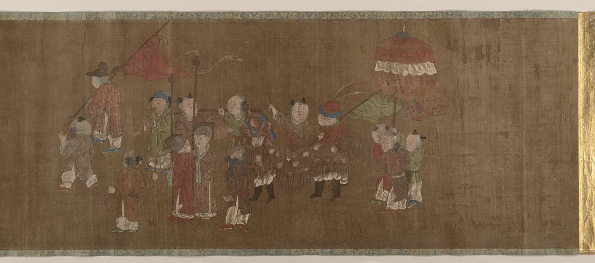 The Hundred Sons by Unidentified Artist, painting, 1368-1911