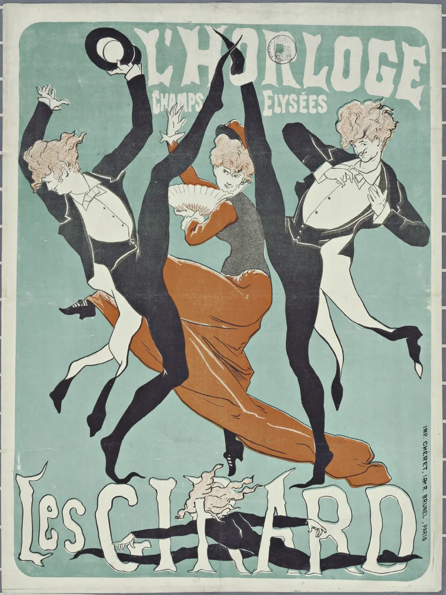 Les Girard by Jules Chéret, design, 1879