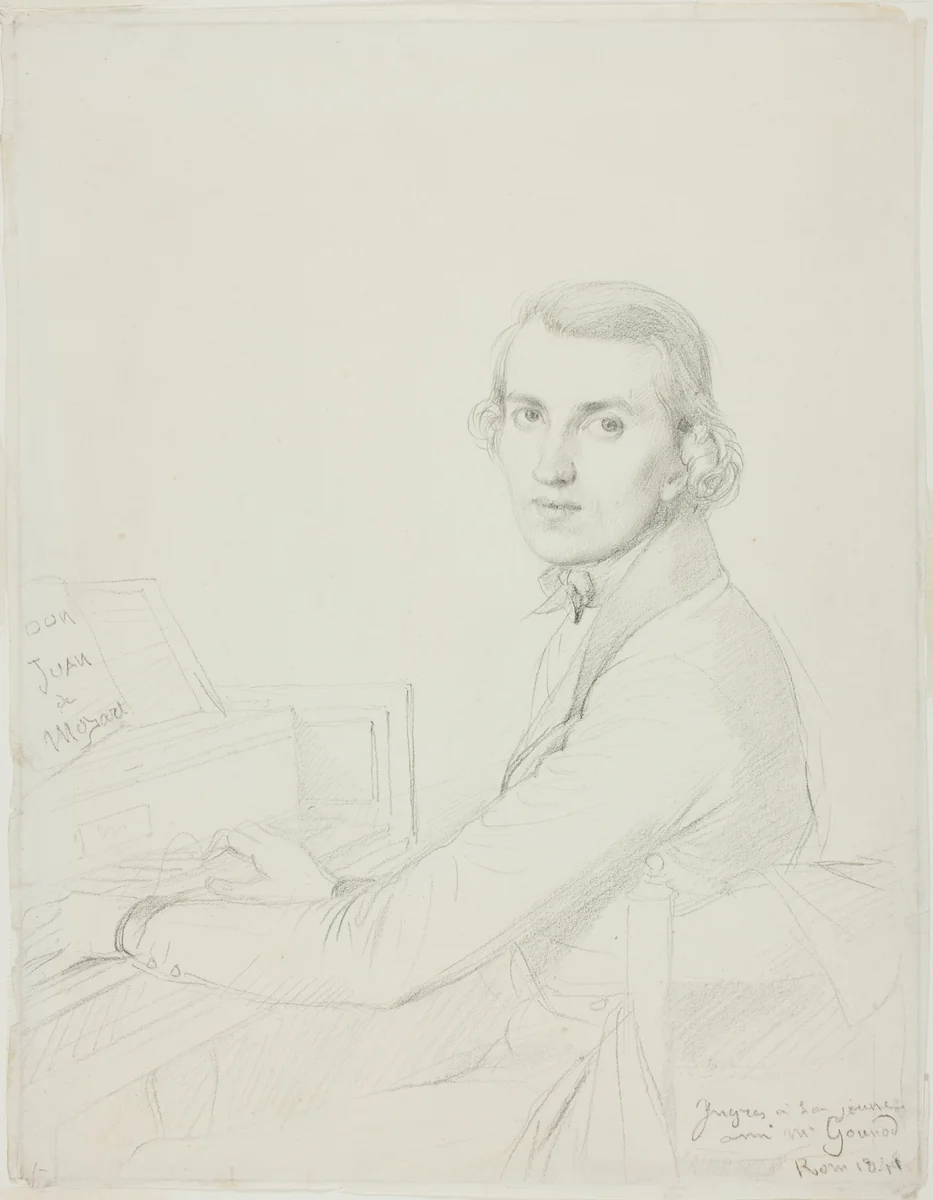 Charles Gounod by Jean-Auguste-Dominique Ingres, drawing, 1841