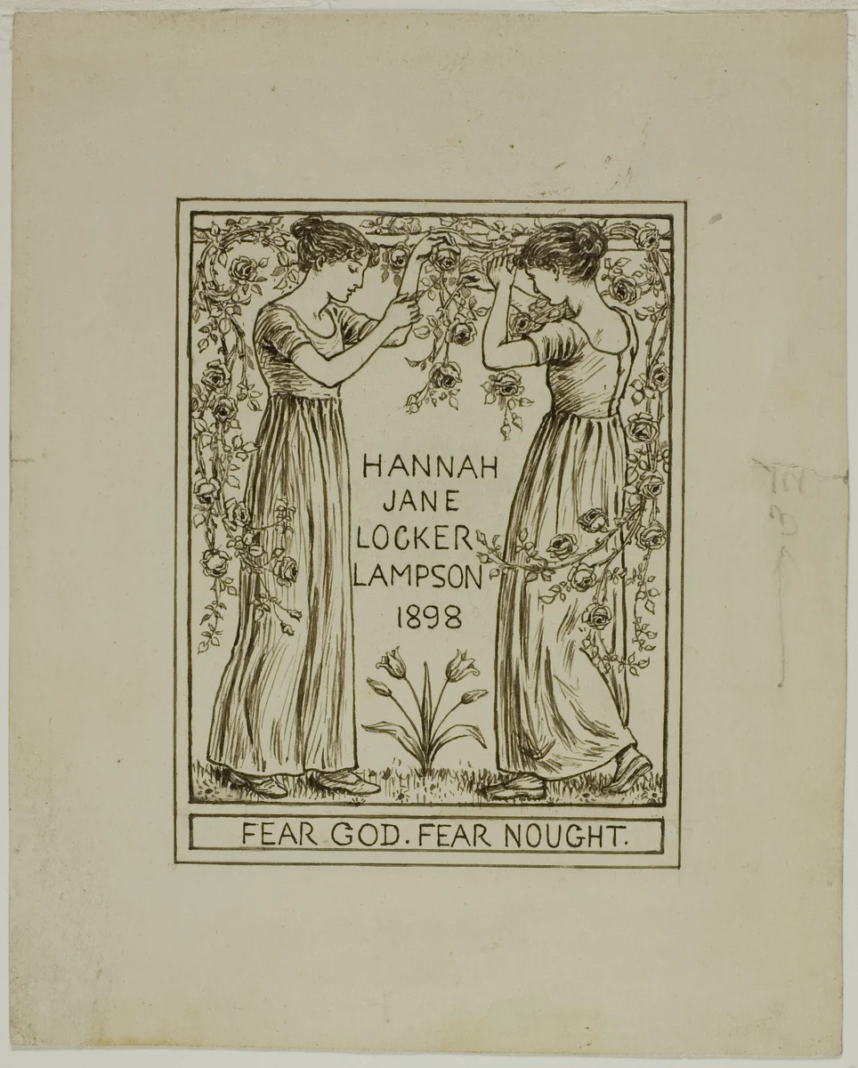 Hannah Jane Locker Lampson by Kate Greenaway, drawing, 1898