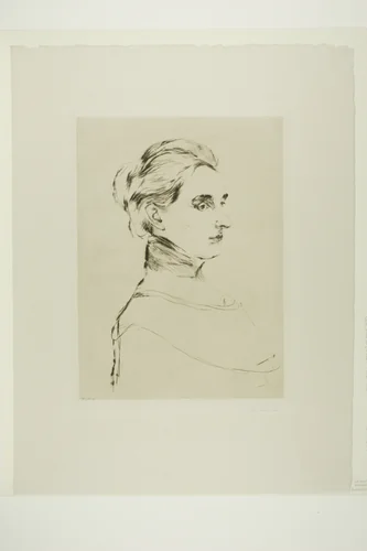 Mrs. Marie Linde by Edvard Munch, print, 1902