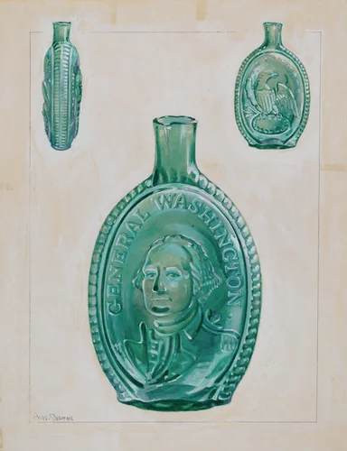 Flask by Charles Caseau, index of american design, 1940