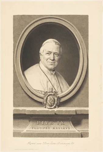 Pius IX by Ferdinand Gaillard, print, 1873