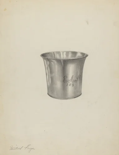 Silver Beaker by Michael Fenga, index of american design, 1938