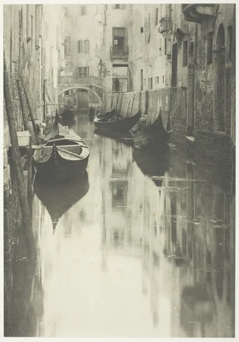 A Venetian Canal by Alfred Stieglitz, print, 1894