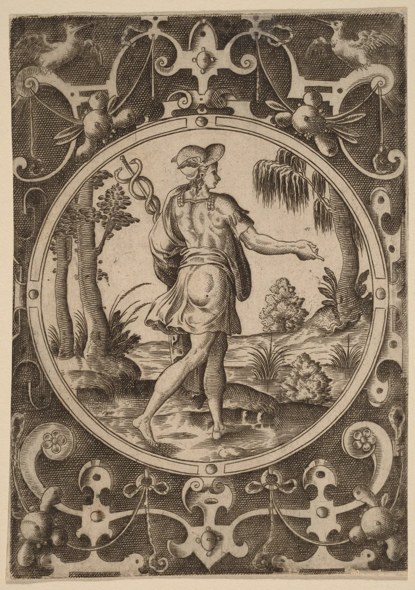 Hermes by Abraham de Bruyn, print, 1540-1587